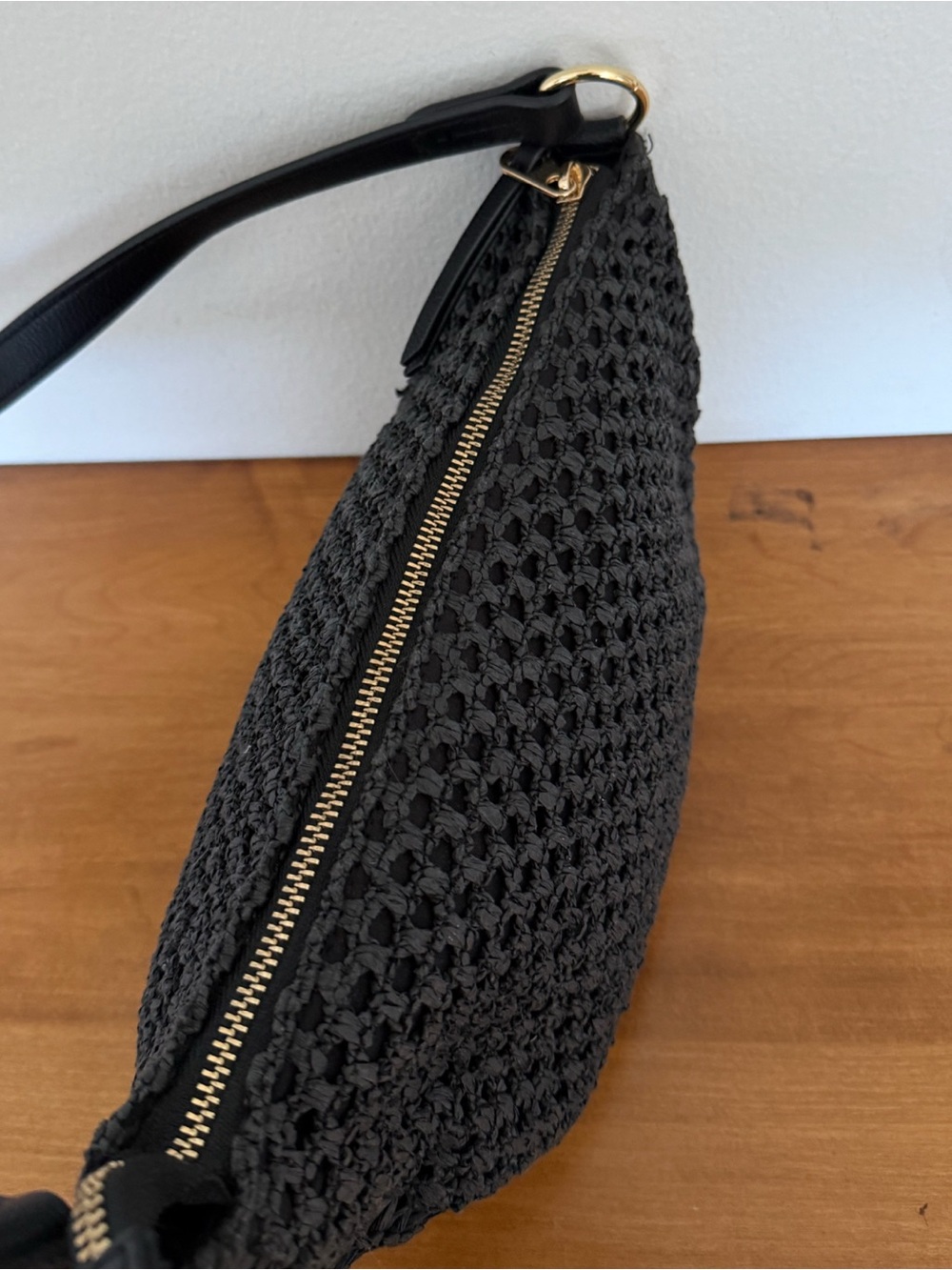 Universal Thread Black Woven Shoulder Bag in Black - Picture 6 of 8